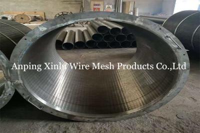 China Os SS firmam a tela do cilindro giratório do fio, Johnson Wire Cylinder Basket Diameter 500 x 600mm longos à venda