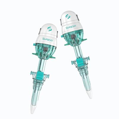 China Surgsci 10mm Laparoskopische Trocar Einweg-Hasson Trocar mit stumpfer Spitze zu verkaufen