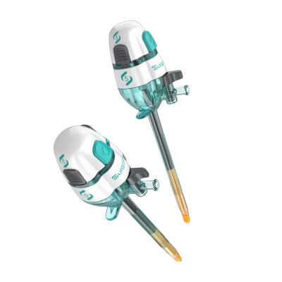 China Surgsci 5mm Bladed Trocar Disposable Trocar with Blade Tip in Shield for sale