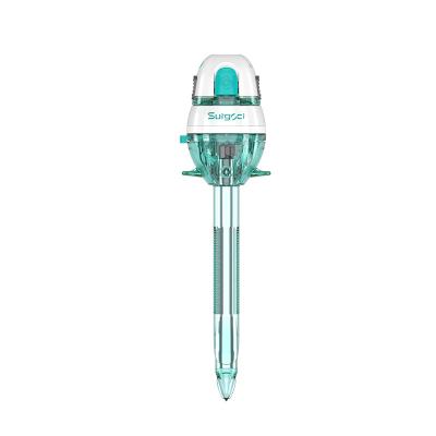 Chine Surgsci Trocar optique jetable de 12 mm Trocar à pointe visible pour les opérations endoscopiques à vendre