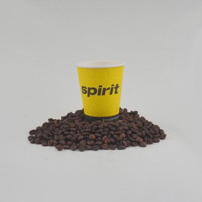China Disposable Made in China coffee cup Eco Friendly hot coffee paper cup double wall 9oz for sale