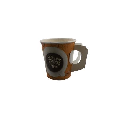 China Disposable High quality butterfly 7oz paper cups espresso paper cups for sale