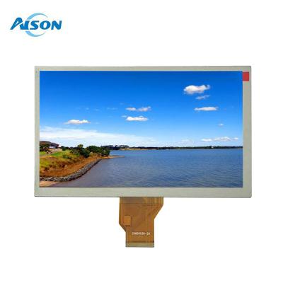中国 8インチ800x480 TFT LCDディスプレイ 高明るさ 1000cd/m2 産業用RGBインターフェイス 販売のため