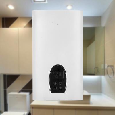 China Hotel Low Price Smart Touch Control Tankless Water Heater 380V 12-24KW Instant Electric Water Heater for Central Hot Water for sale