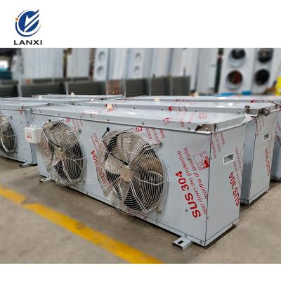 China Commercial Air Conditioner Refrigeration Unit and Air Conditioning Parts Heat Exchanger Cold Storage Room Industrial Stainless Steel Evaporator for sale