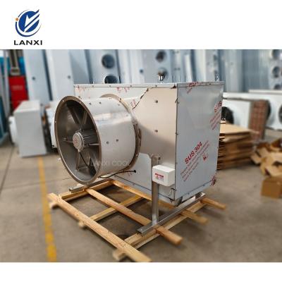 China Stainless Steel Shell Side Blow Evaporator Unit Cooler for Cold Room for Fruit and Vegetables and Seafood for sale