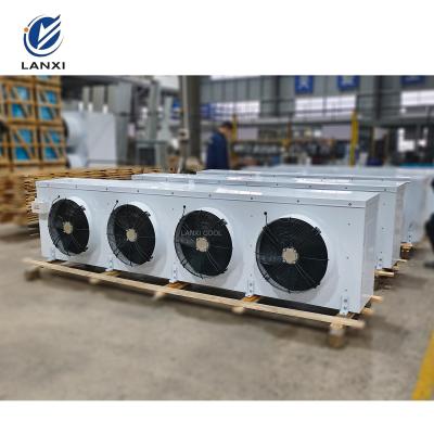 China Four Axial Fan Aluminum Fins Copper Tube Cold Room Air Cooler Evaporator for Refrigeration System for sale