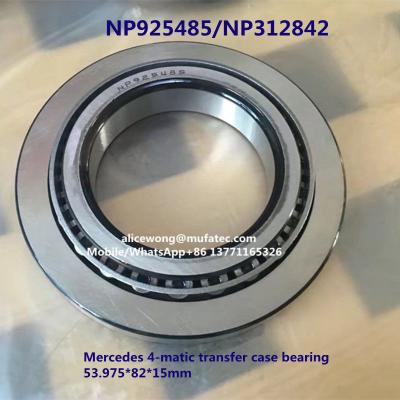 China NP925485/NP312842 Mercedes 4 Matic versnellingsbaklagers 53.975X82X15mm Conic rollagers Te koop