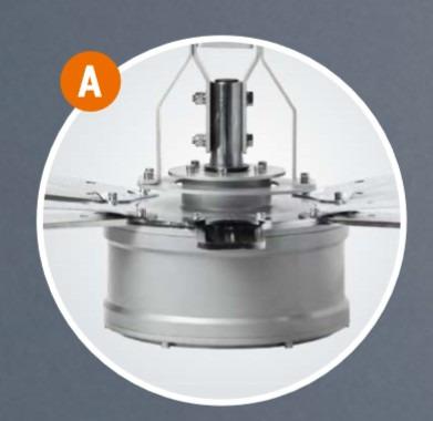 China 300m ² 5m 16ft single phase hvls three phase industrial fans for factory ventilation for sale