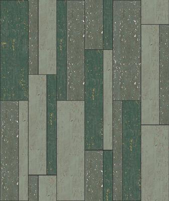 China New Contemporary Real Handcraft Nature Cork Collage Interior Wallpaper With Sliver Gold Paper For Living Room Decoration for sale