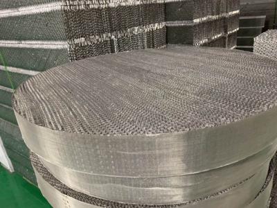 China 316 Metal Wire Mesh Structured Packing 750Y For Distillation Column transfer mass for sale