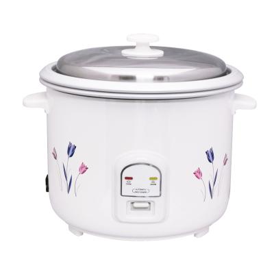 China Commercial Series 1.8L 700W Cyliner/India GANGA Upright Electric Rice Cooker With Double Pot Inner Steamer Cooking Dish for sale