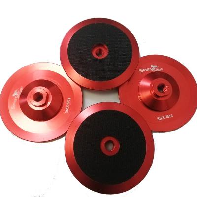 China Excellent for Automotive Industry M10/M14/M16 Factory 5Inch 125mm Metal Protective Polish Pad Aluminum Electric Sanding Backup Pad for Polisher for sale