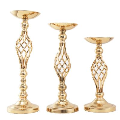 China Iron & glass & Flower Stand Wedding Marble Wedding Decoration for sale