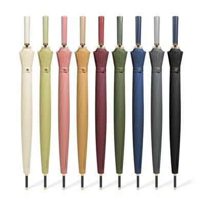 China Contemporary Wedding Simple Top Quality Fabric And Metal Umbrella Solid Color for sale