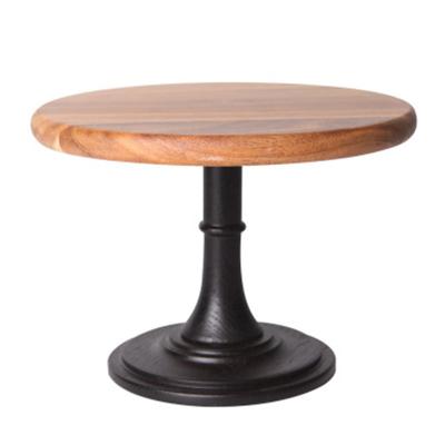 China Disposable Wooden Foot Cake Stand Dessert Stand for sale