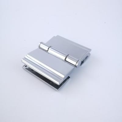 China Customizable High Quality Zinc Alloy Custom Shower Latch Factory Modern Room Adjustable Door Hinge For Glass Door for sale