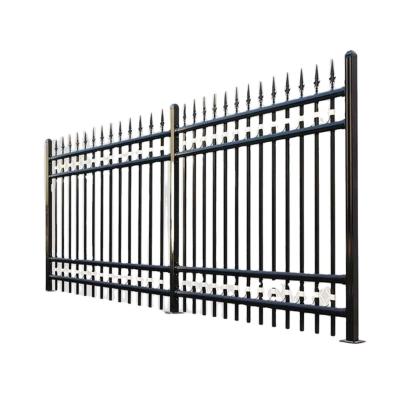 China High Standard Hot Sale Mild Steel Frame Easily Assembled Finish Powder Coated Fence Metal Fence for sale