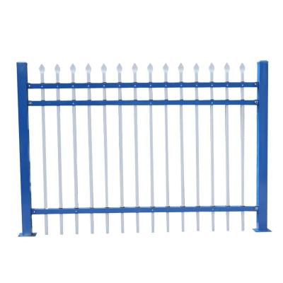 China New Design Custom Fence Mild Steel Frame Easily Assembled Finish Powder Coated Corner Fence Steel Barrier for sale