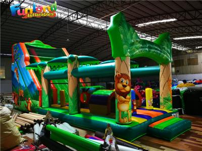 China Tropical Forest Bouncy Little Tikes Inflatable Bounce Houses for sale