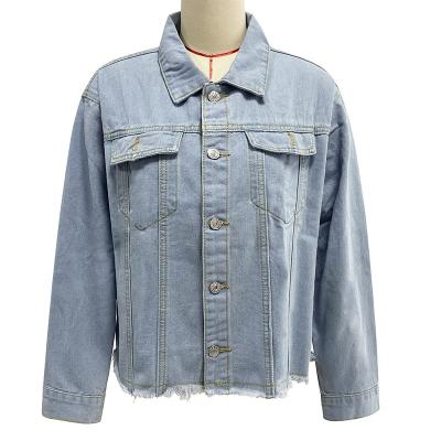 China QUICK DRY OEM washed work custom logo designer outdoor vintage custom jacket for women denim jacket for sale