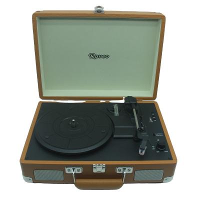China WIRELESS USB VINYL PLAYER Design With Easy Carry Portable Handheld Radio Briefcase Vinyl Player Multiple Modern Retro USB Phonograph for sale