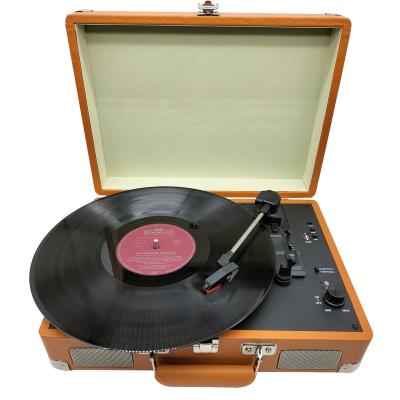 China Wireless USB VINYL PLAYER 3 Speeds / Vintage BT Vinyl Records Player Phonograph Turntable Player Retro for sale