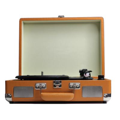 China Bestselling USB VINYL Speed Wireless Record Player 3 Technics Speaker With Wireless Vinyl Player for sale