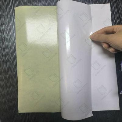 Китай 100% девственная целлюлоза самоклеящаяся наклейка экологически чистый 100г 150г 200г продается