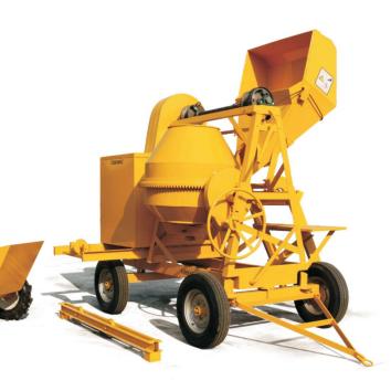 China Construction works 350L 500L Diesel Type Concrete Mixer With Winch for sale