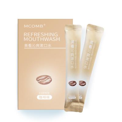 China Mouthwash Alcohol Free Products Care Product Bad Breath Oral Teeth Whitening Travel Activated Min Mouth Wash Disposable for sale