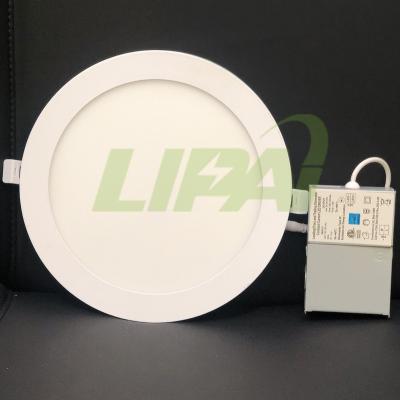 China Modern High End Air Tight IC Rated ETL FCC ES 8inch 18W 3CCT Variable Led Panel Light With Memory for sale