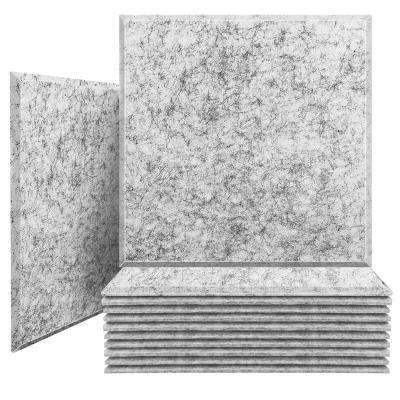 China Modern RPET 1220*2420*9mm Acoustic Wall Panel Indoor 3D Acoustic Panel Soundproof Acoustic Ceiling Panels for sale