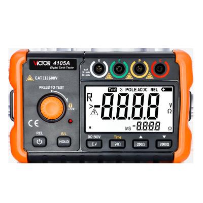 China VICTOR 4105A Groundin Resistance tester digital earth tester Insulation Resistance meter for sale