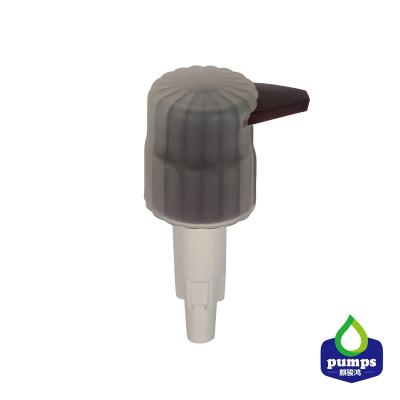 China 33/410 bomba plástica del dispensador de la loción del lavado del cuerpo de la cubierta transparente 4cc en venta