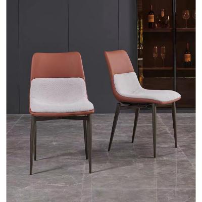 China Contemporary Cloth Dining Chairs , Modern Fabric Dining Chairs 470mm Width for sale