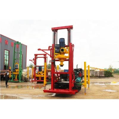 China Construction works Crawler Diamond Drill Machine Rig For Professional Manufacturing Gold Mining for sale
