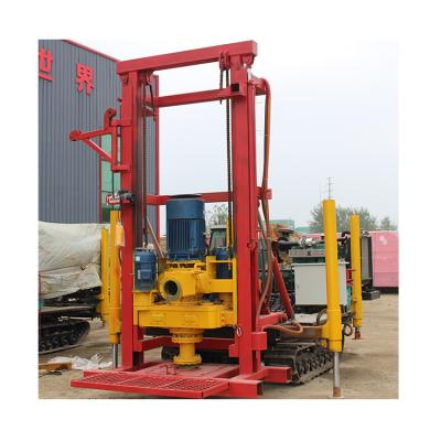 China Construction works Factory Direct Sales 150 Meter Water Well Pneumatic Summit Rotary Crawler Tractor Drilling Rig Machine for sale