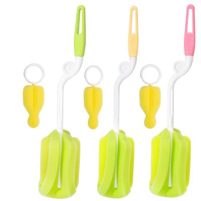 China Viable Baby Bottle and Nipple Sponge Rotary Spinning Brush for sale