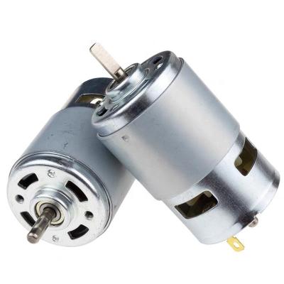 China Standard Single Battery 775 Motor (12-24V Double Ball Bearing) Electric Hand Drill Saw High Torque Motor High Speed Accessories for sale