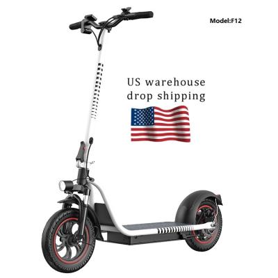 China Unisex USA Warehouse Powerful 500w Fast Big Wheels High Speed Suspension 12 Inch Folding Electric Mobility Kick Scooter For Adult for sale