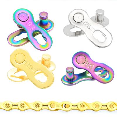 China Steel 6/7/8/9/10/11/12 Road Fast Bike Speed Bike Chain Connector Lock Junction Lock Master Bicycle Parts Magic Bike Chain for sale