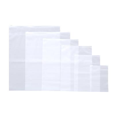 China Hot Selling Resealable Packaging Zipper Moisture Proof Frosted Eco Friendly PVC Clothes Plastic Ziplock Bag for sale