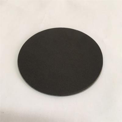 China Durable EVA Anti Skid Base 420 Stainless Steel Metal Coaster For Shot Glass for sale