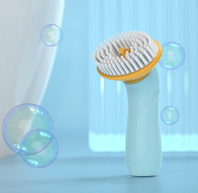 China Best Manual Pet Bathing Tool, Soft Silicone Grooming Brush Hairs with Loop Handle Give Pet Gentle Massage, Extra Shampoo Dispenser for sale