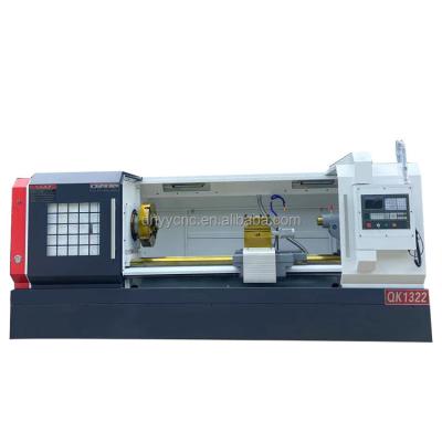 China Building Material Shops QK1322 Large spindle bore pipe thread using GSK CNC pipe thread lathe for sale