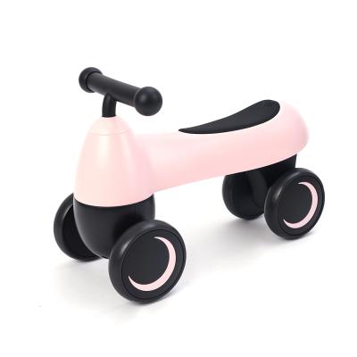 China Ride On Toy Wholesale Price Small Children's Baby Kids Balance 4 Wheel Bike Without Pedal Slip for sale