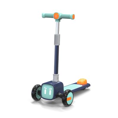 China Custom Printed Child Griptape Toddlers Step Plegable Kick Kick Scooters for sale