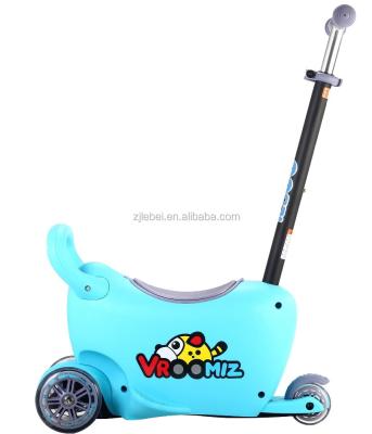 China PU+plastic+metal 3 3 in1 grade height adjustable scooters for sale