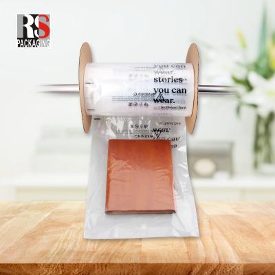 China Custom Standard Plastic Poly Auto Bags Pre Opened On A Roll Bags For Auto Packing Bagger for sale